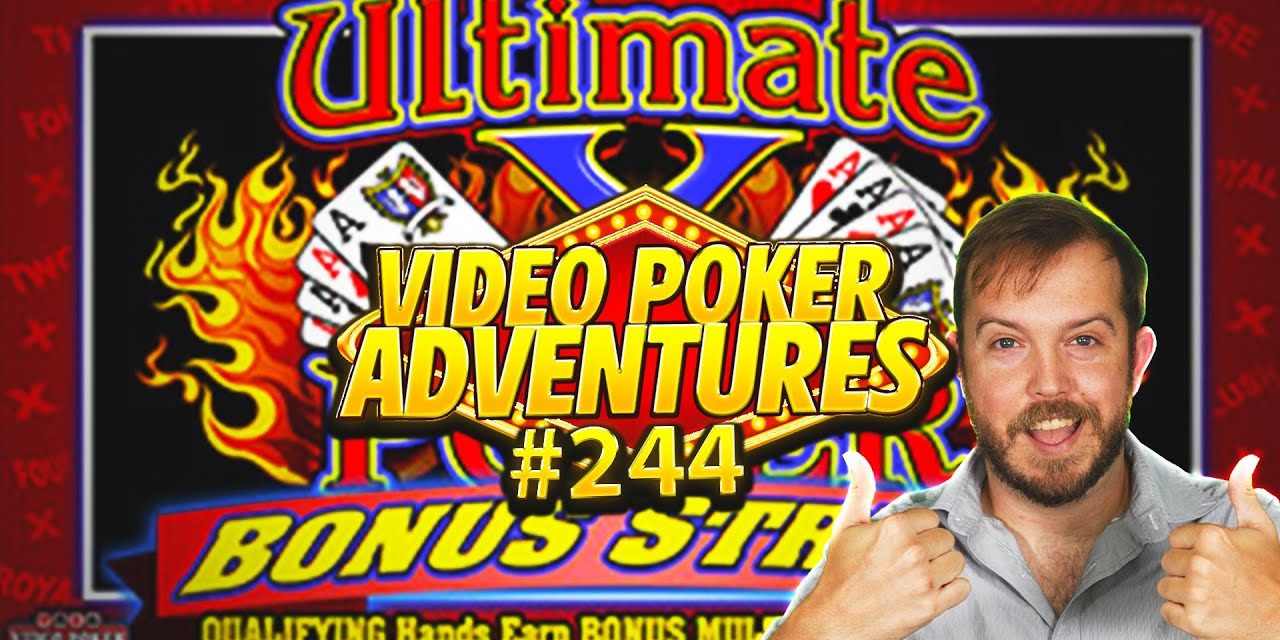 Image for Deuces Wild Bonus Ultimate X Bonus Streak Today For Matt! Video Poker Adventures 244