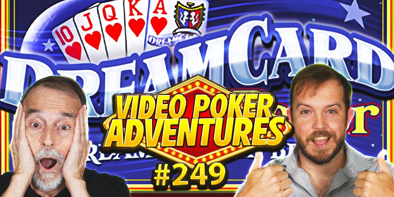 Image for Dream Card Full Pay Machine! Can We Win On It? Video Poker Adventures 249 • The Jackpot Gents