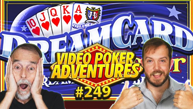 Image for Dream Card Full Pay Machine! Can We Win On It? Video Poker Adventures 249 • The Jackpot Gents