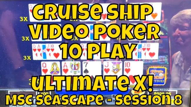 Image for Cruise Ship Video Poker Ultimate X 10-Play! MSC Seascape – Session 8