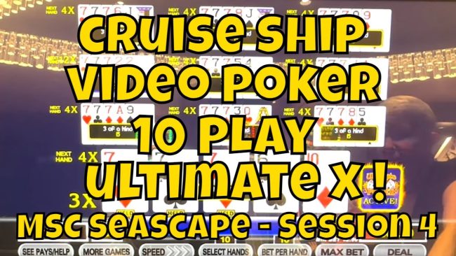 Image for Cruise Ship Video Poker Ultimate X 10-Play! MSC Seascape