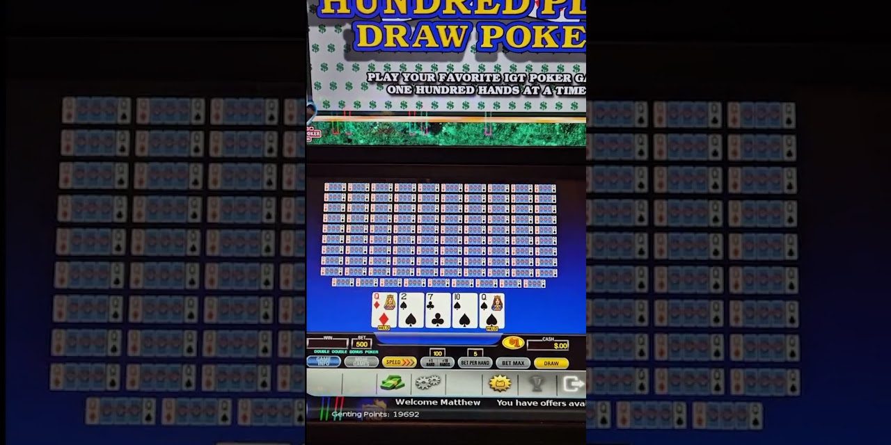 Image for $500 on ONE HAND of Video Poker?!