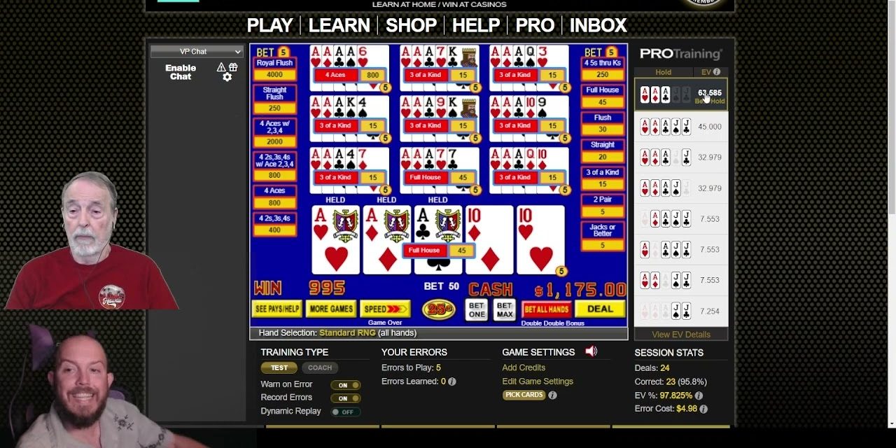 Image for Learn to Play Double Double Bonus Part 1! 5 Misplayed Hands