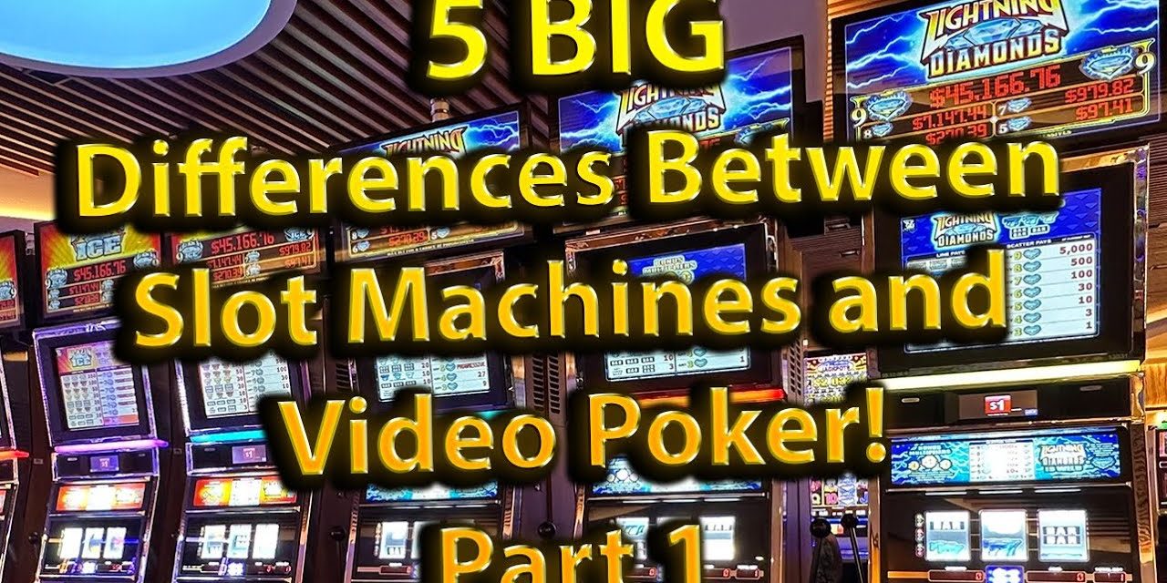 Image for 5 BIG Differences Between Slots and Video Poker! Part 1