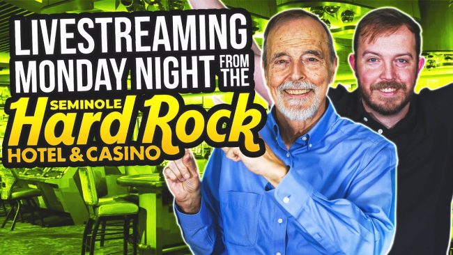 Image for 🔴LIVE Video Poker From the Seminole Hard Rock Hotel and Casino!